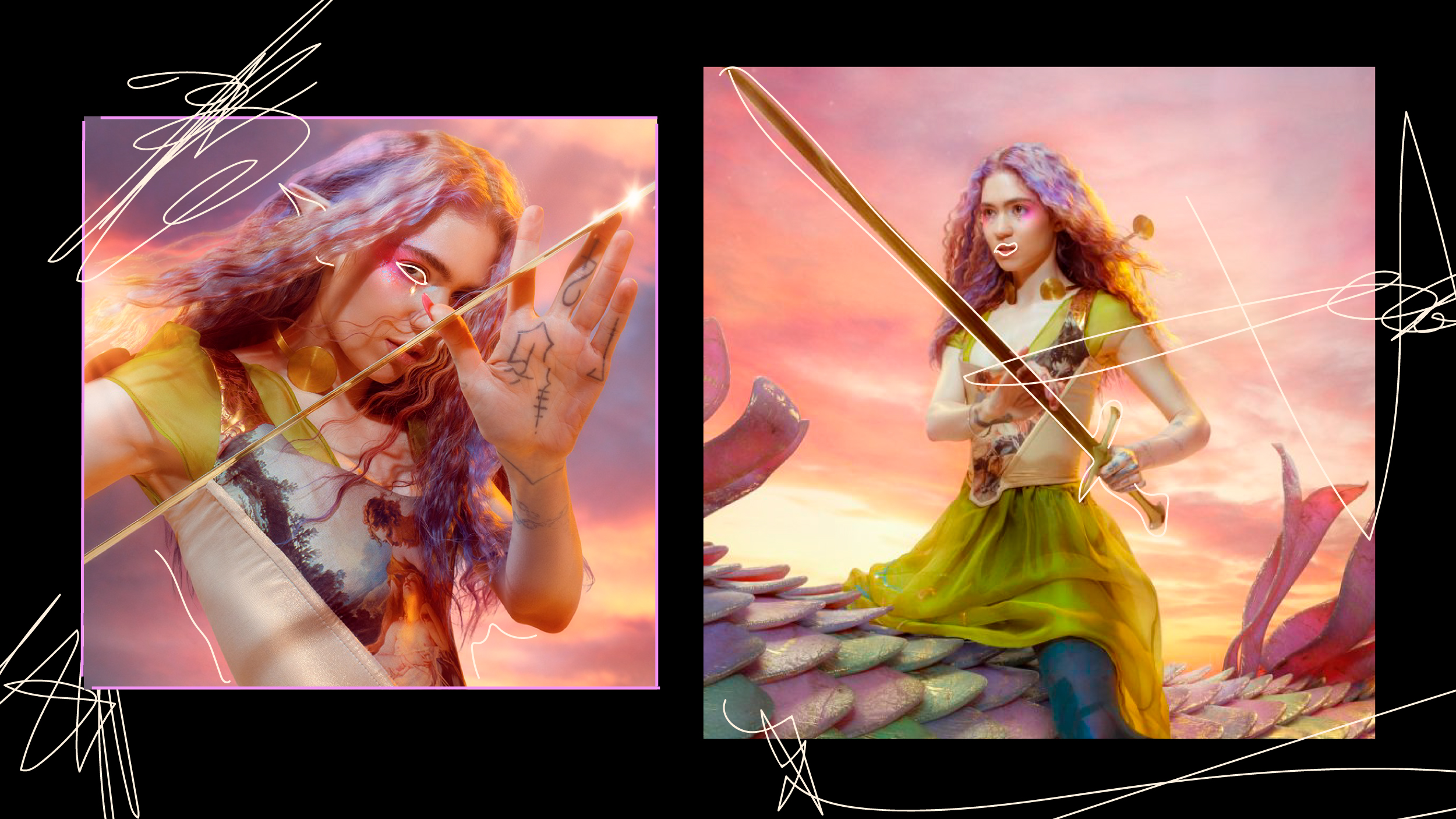 A batalha cósmica de Grimes na indústria musical